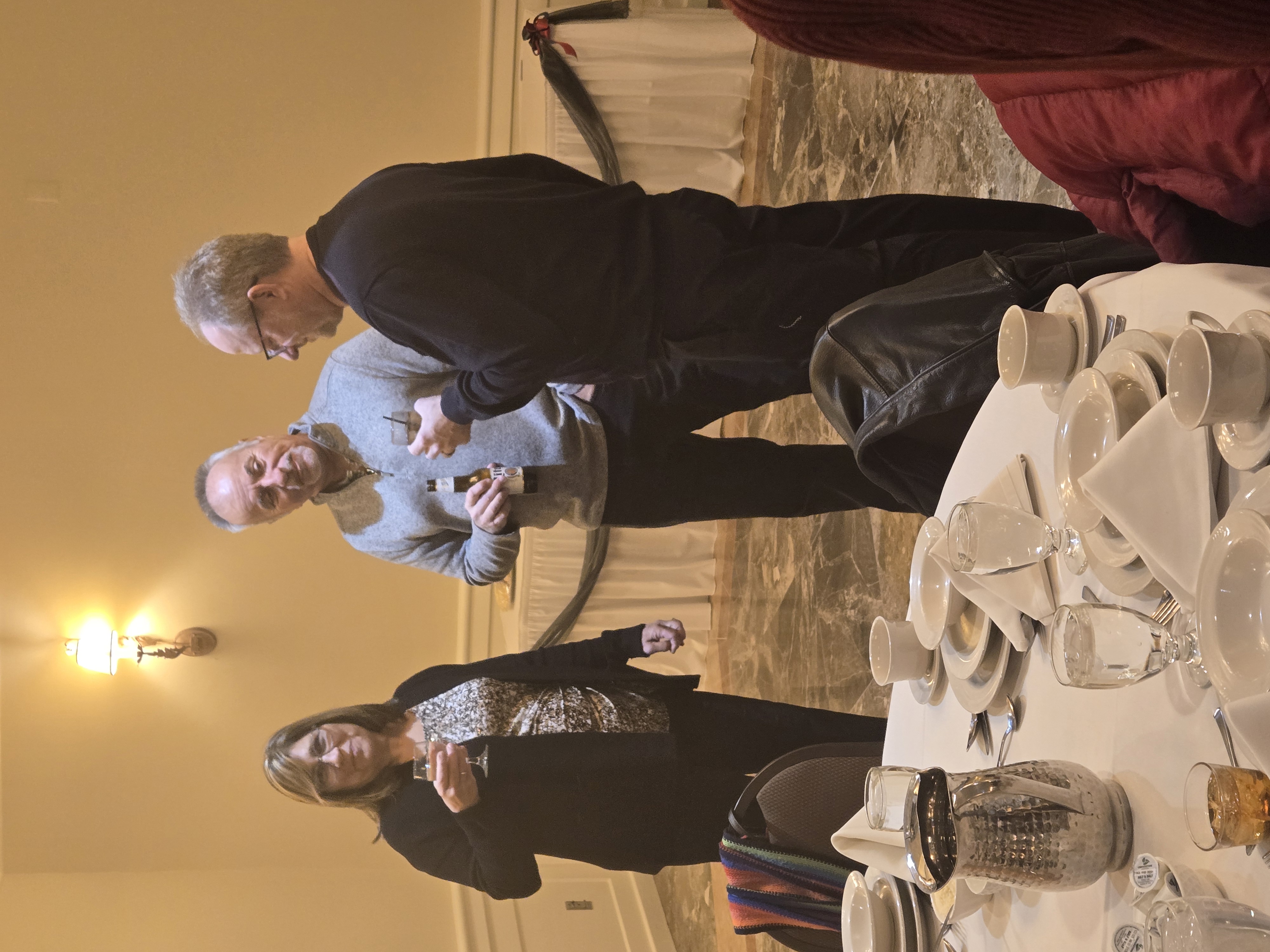 Festive decorations at Villa Penna