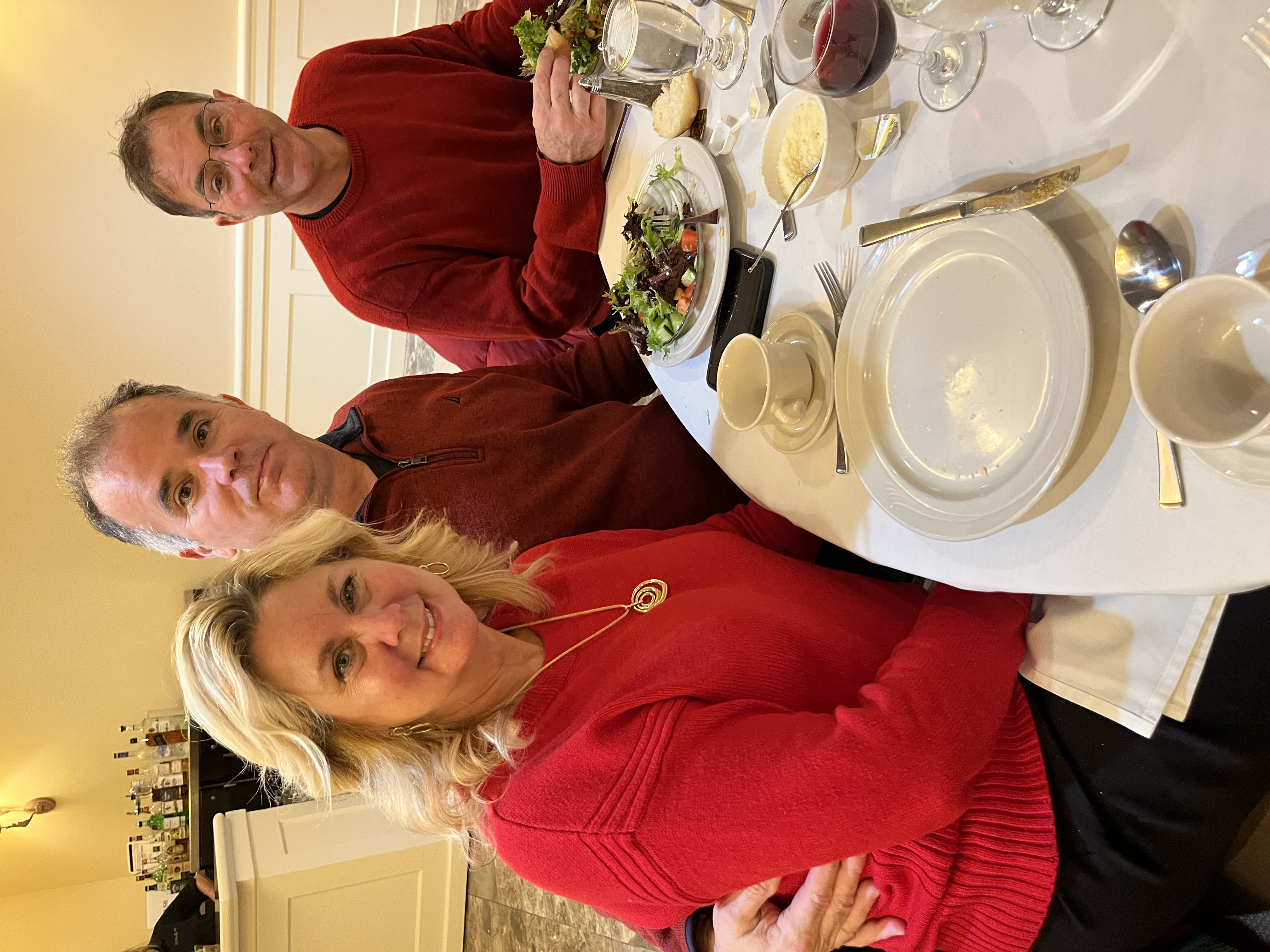 Guests posing for a photo