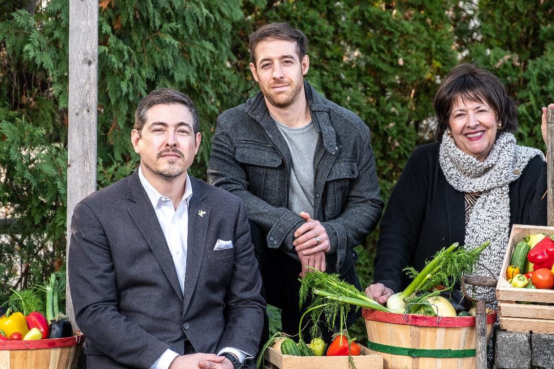 Tonon family portrait from Café Cortina's official about page