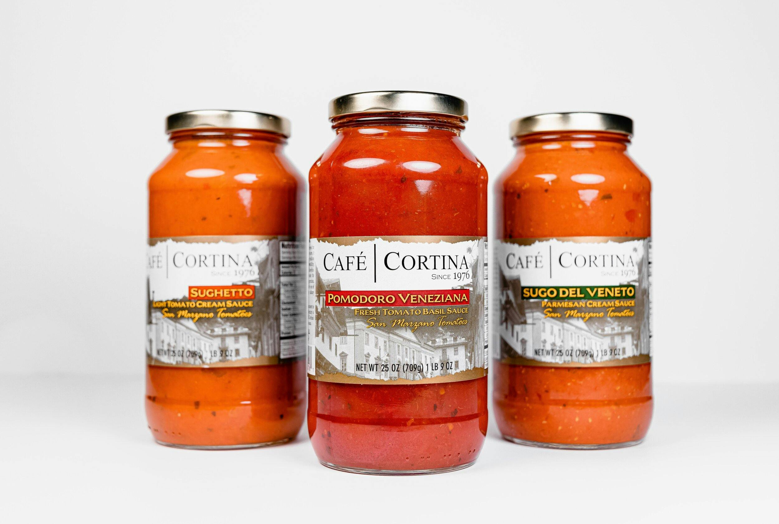Pasta sauce image from Café Cortina's official site