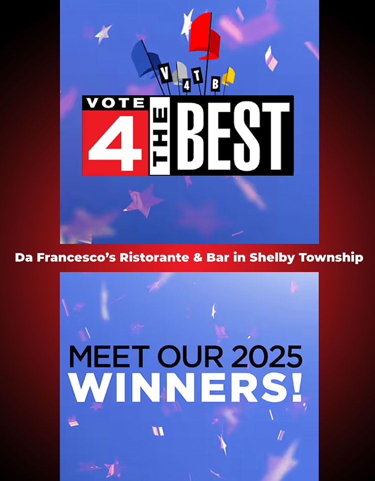 Da Francesco's Metro Times award image from the official site