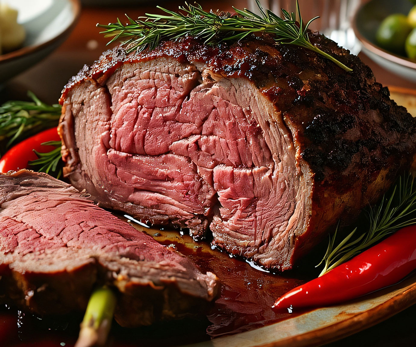 Da Francesco's prime rib image from the official site