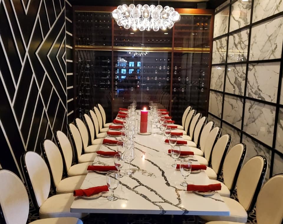 Wine room image from Steven Lelli's Inn on the Green official site